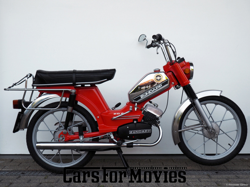 CarsForMovies | Zündapp ZD 40 racing-rot 1977 Deutschland Rot Rot Zwei- und Dreirad Motorrad Baden-Württemberg 5665 Oldtimer Moped Mokick 